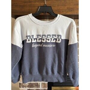 BLESSED beyond measure crewneck - medium